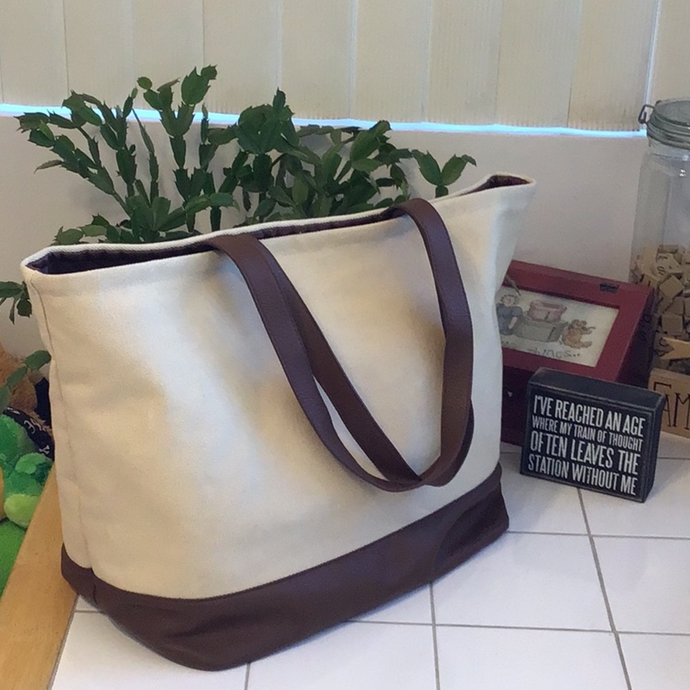 ‘Frankie & Johnnie’ LARGE Canvas Tote
